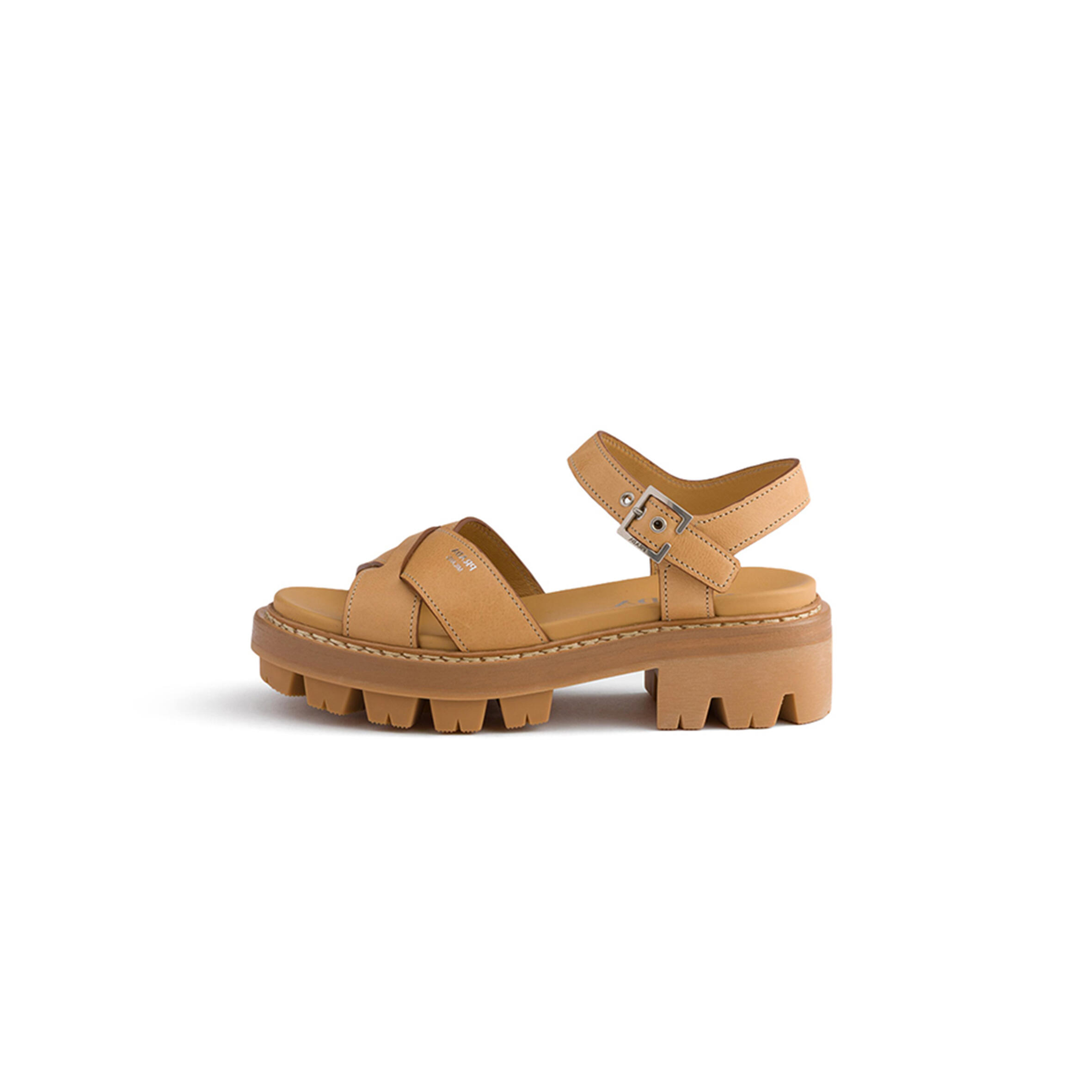 PRADA LEATHER SANDALS 1X498O